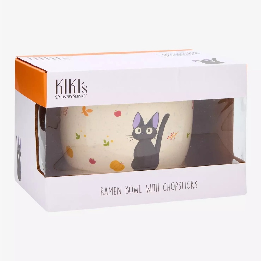 Studio Ghibli Kiki's Delivery Service Jiji Fall Leaves Ramen Bowl BoxLunch